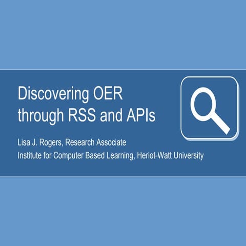 An Introduction to the Open Archives Initiative Object Reuse and ...