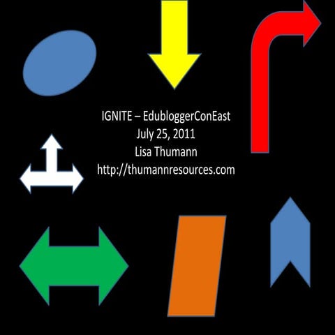 EdubloggerCon East 2011 IGNITE Presentation