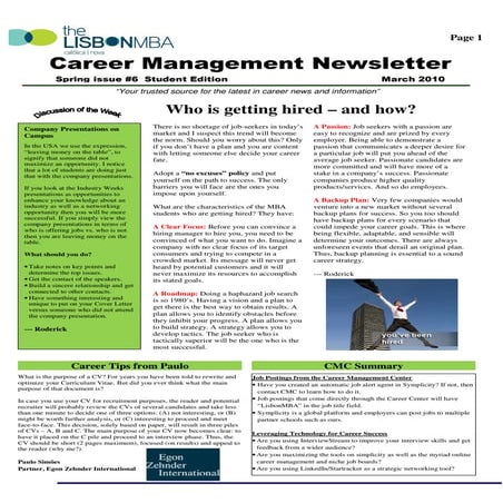 Lisbon mba cmc newsletter   issue 6 mar15-se
