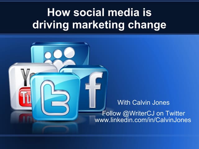 Social Media Presentation -- UCP Lisbon, March 2013
