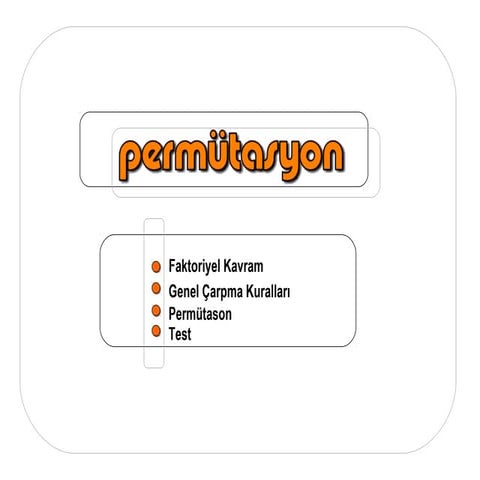 LİSE - PERMÜTASYON KOMBİNASYON 2 (SLAYT)
