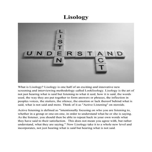 Lisology