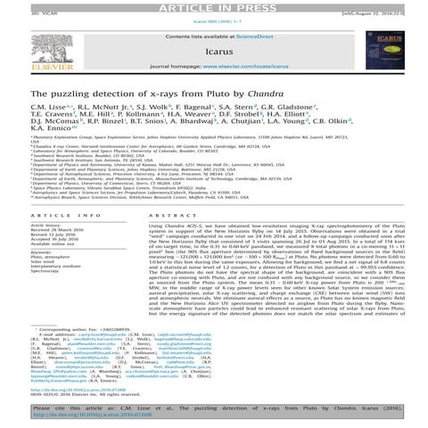 Плутон светится в рентгеновском диапазоне