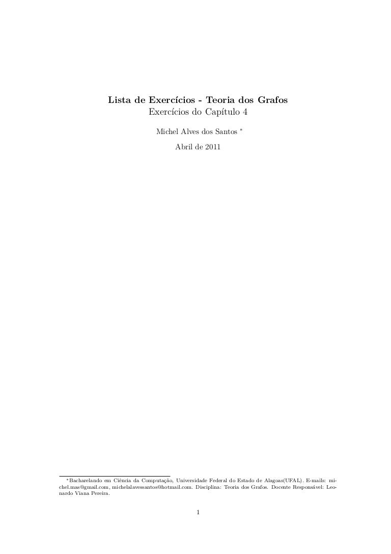 Graph Theory - Exercises - Chapter 4 - Part II