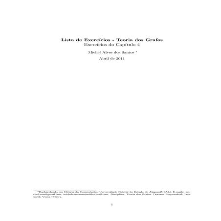 Graph Theory - Exercises - Chapter 4 - Part II