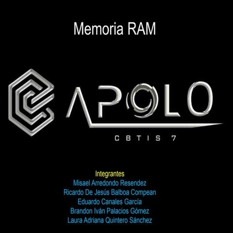 Presentacion Memoria RAM