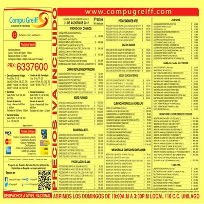 Lista de-precios-compugreiff-agosto-31-2012