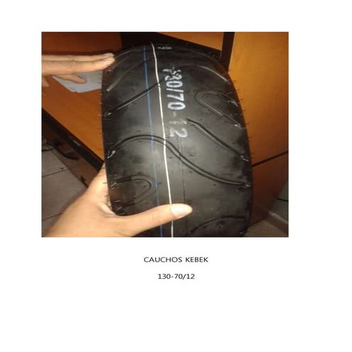 Lista de cauchos marca kebek