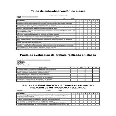 Lista de cotejo