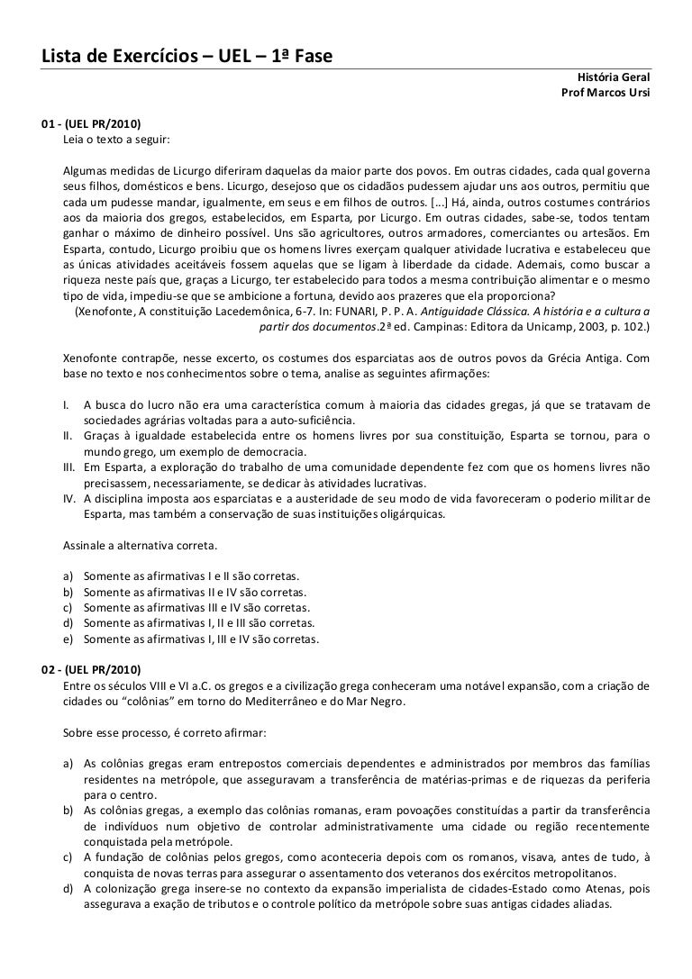 Uel Observe A Charge E Leia O Texto A Seguir
