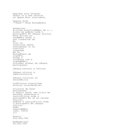 Lista De Pa Ses Onde O Portugu S L Ngua Oficial Wikip Dia A Enciclop 