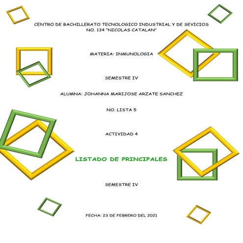 Listado de interlucinas etc