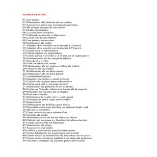 !Lista manuales tunig