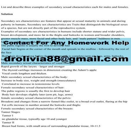 List and describe three examples of secondary sexual characteristics.pdf
