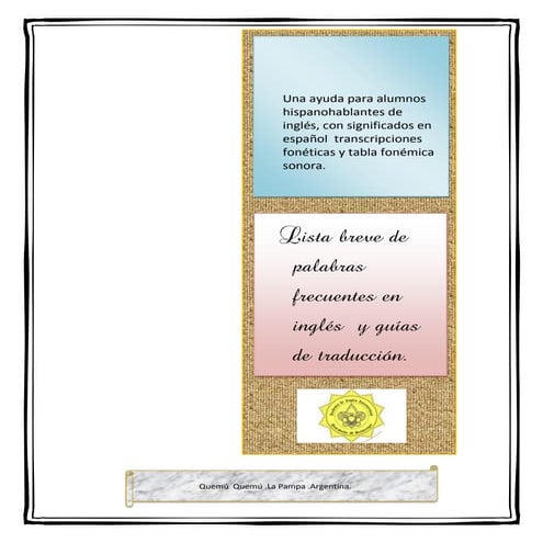 Guía de Traducción y Lista Rápida de Palabras Más Fecuentes 