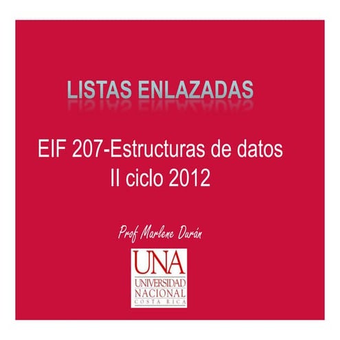 Listas enlazadas