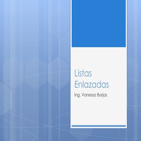 Listas Enlazadas