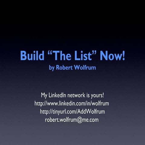 List build   linked in - jigsaw - salesforce - free tools