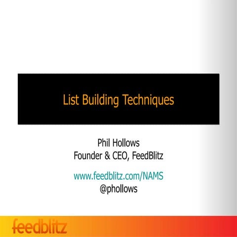 List building techniques nams7