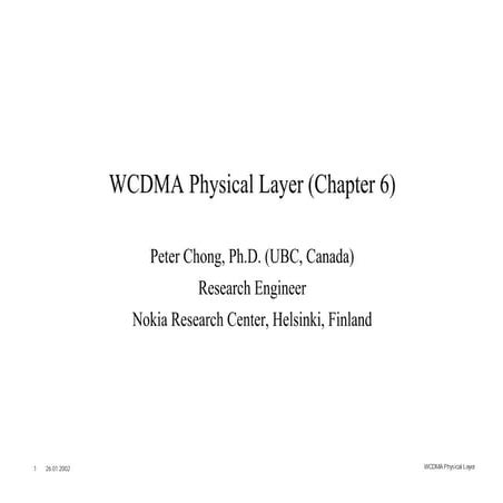 List channel in wcdma
