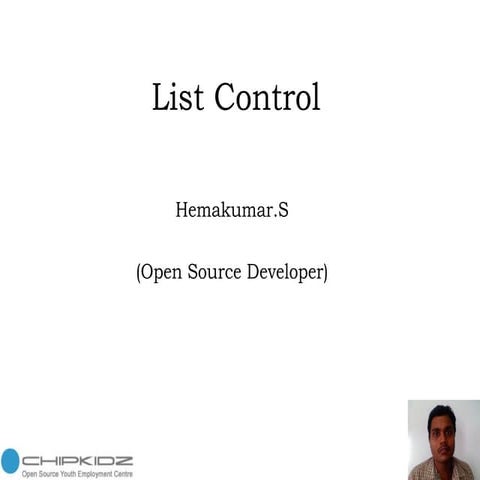List control