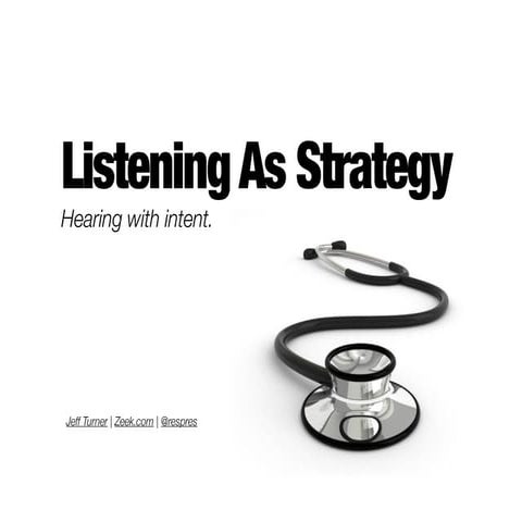 Listening As Strategy (a)