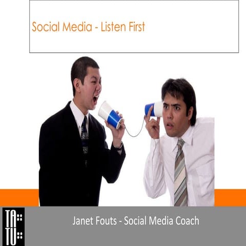NSAC 2010: Social Media: Listen First