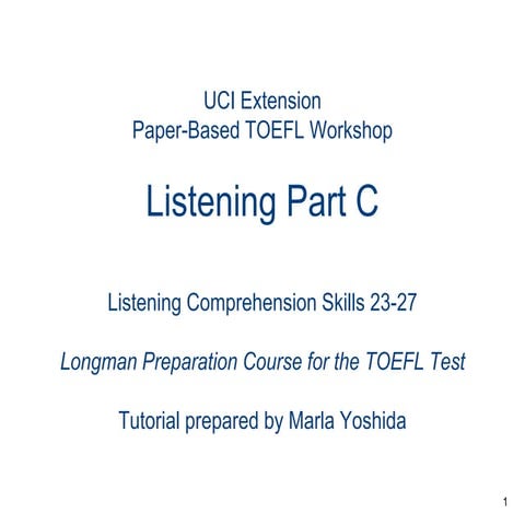 Listening c skills 23 27