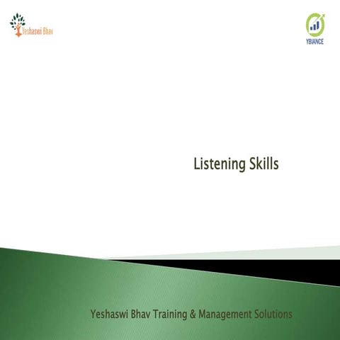 Listening skills