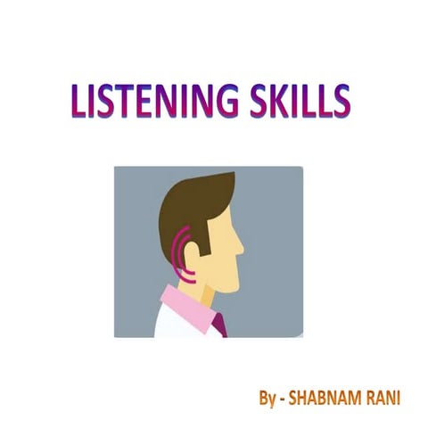 Listening skills