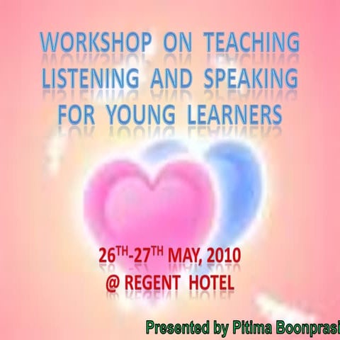 Listening & speaking presentation