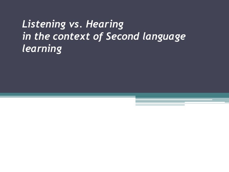 afrotc listening vs hearing afrotc listening vs hearing