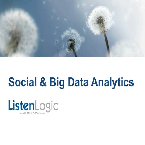 Big Data Analytics & Insights