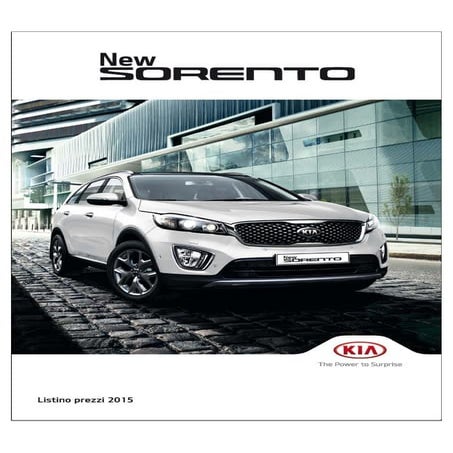 Listino prezzi nuova Kia Sorento | PDF