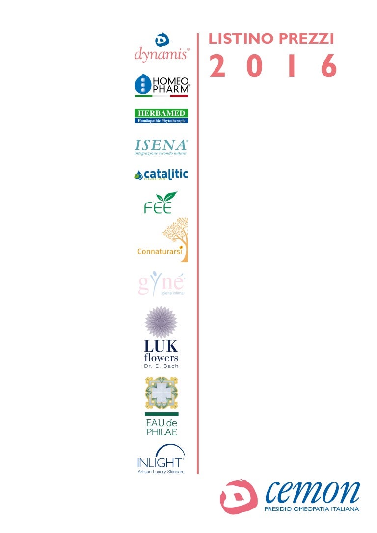 Listino cemon 2016