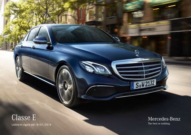 Listino Prezzi Mercedes Classe E 2016 marzo