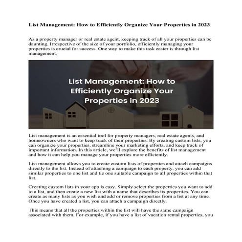 List Management.pdf
