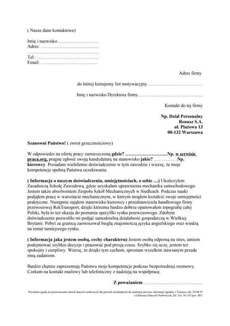 Cv2 puste | DOC