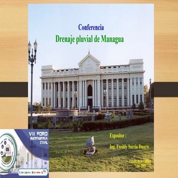 Alternativas y soluciones drenaje en Managua