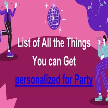Personalized Party | PDF