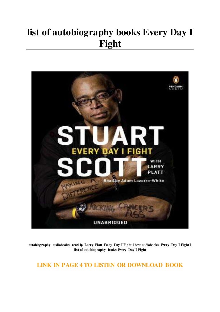 list of autobiography books Every Day I Fight