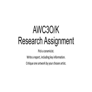 List of ceramicists. slideshow