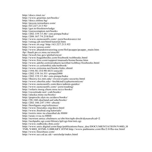 List of sites where  find books