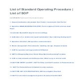 List of Standard Operating Procedure.pdf