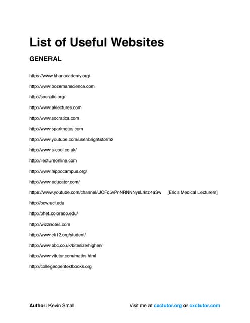 Power point of links sites 40 | PPT