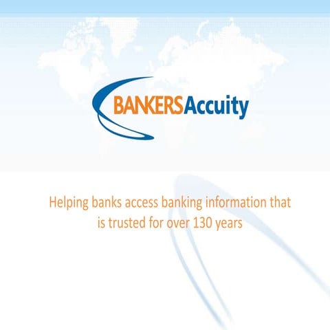 How banks use Bankers Almanac