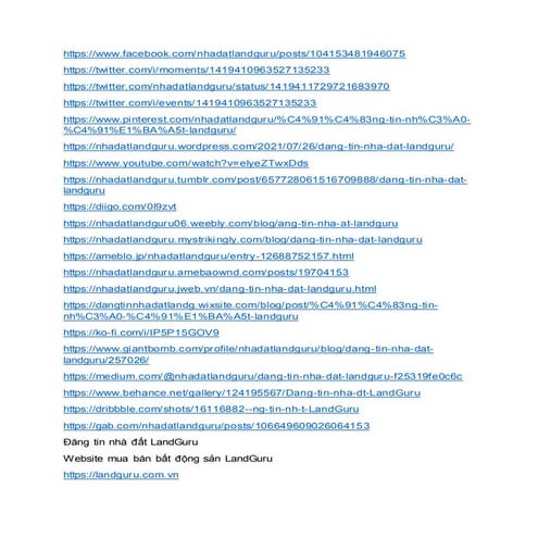 Đăng tin nhà đất LandGuru