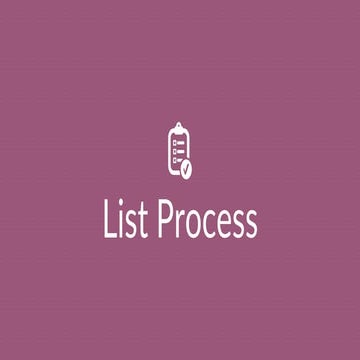List powerpoint template | PDF