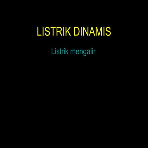 Listrik dinamis