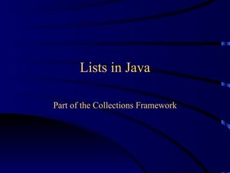 List in java